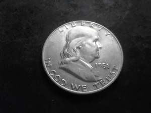 1951 D Franklin Half Dollar