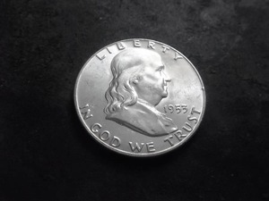 1953 D Franklin Half Dollar