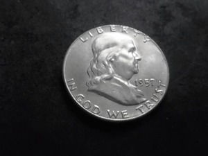 1957 Franklin Half Dollar