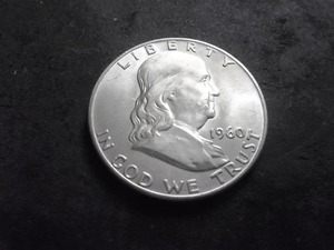 1960 D Franklin Half Dollar