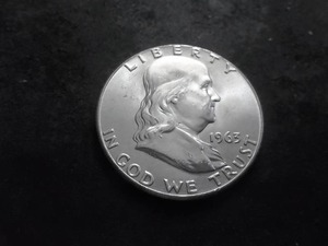 1963 Franklin Half Dollar