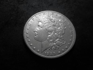 1889 CC  Morgan Silver Dollar