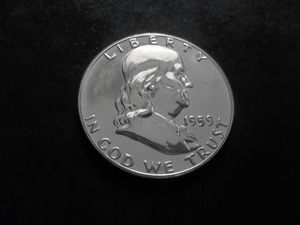1959 Franklin Half Dollar Proof