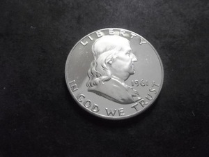 1961 Franklin Half Dollar Proof