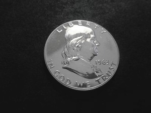 1963 Franklin Half Dollar Proof