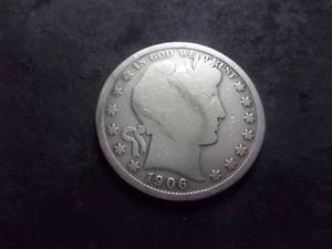 1906 O Barber Half Dollar
