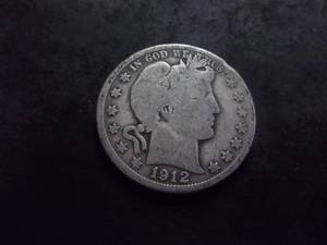1912 S Barber Half Dollar