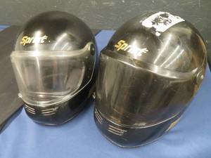 lot 28 image: TWO SPIRIT HELMETS