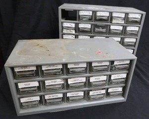 lot 55 image: WORKSHOP PLASTIC STORAGE