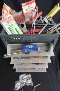 lot 63 image: PLANO TIP OUT STORAGE BOX