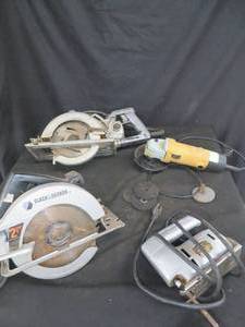 lot 87 image: LOT OF 4 POWERTOOLS