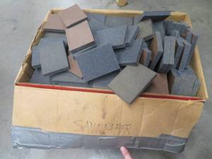 lot 121 image: HUGE BOX FULL OF SAND PAPER