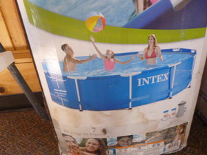 Complete Intex Metal Frame Pool