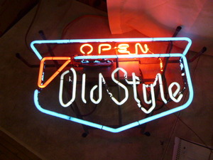 Old Style Open Neon Sign