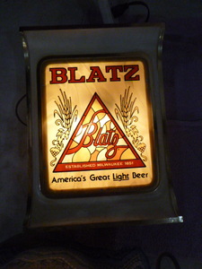 Blatz Lighted Beer Sign
