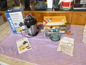 Juicer and Apple Peeler