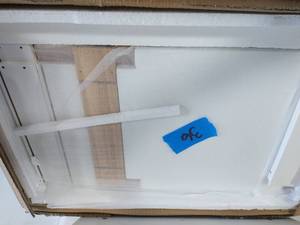 White 1-Drawer End Table