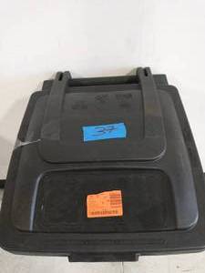 32 Gal. Greenstone Trash Can with Wheels and Attached Lid