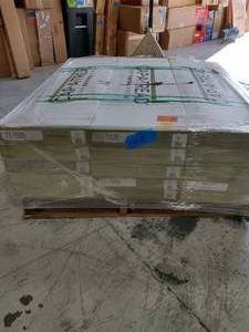 PALLET OF CAP A TREAD Hayes River Oak 47 in. Length x 12-18 in. Wide x 1-1116 in. T Laminate to Cover Stairs 1 in. T