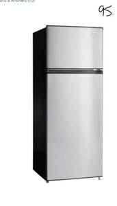 VISSANI 7.1 cu. ft. Top Freezer Refrigerator in Stainless Steel Look