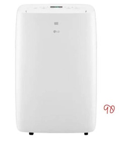 LG 6,000 BTU (DOE) 115-Volt Portable Air Conditioner with Dehumidifier Function in White
