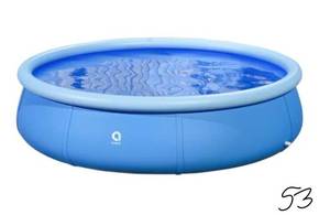 15 ft. Round 36 in. D Above Ground Inflatable Pool Family Swimming Pool Easy Set Outdoor Garden