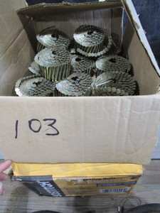 lot 103 image: Coil Roofing Nails