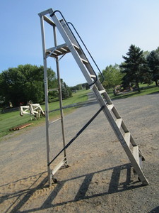 lot 109 image: Rolling Platform Ladder