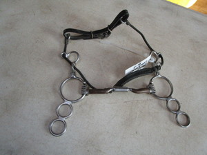 lot 156 image: Mylar Combo Bit - Leather Nose Piece