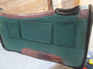 lot 203 image: Saddle Pad Diamond Wool