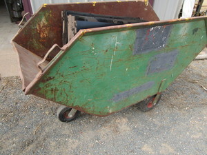 lot 111 image: Steel Cart - Three Wheel