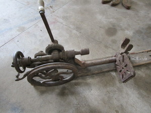 lot 135 image: Antique Post Drill