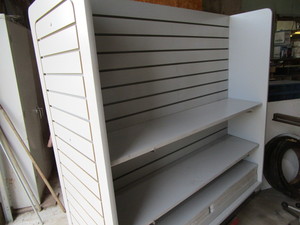 lot 261 image: Slatwall Cabinet