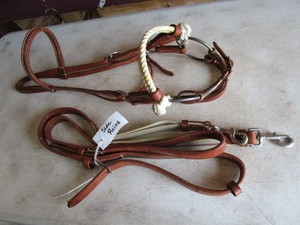lot 224 image: Side Reins, Training Halter