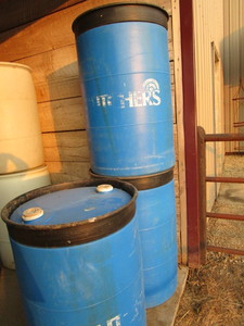 lot 246 image: Blue Barrels