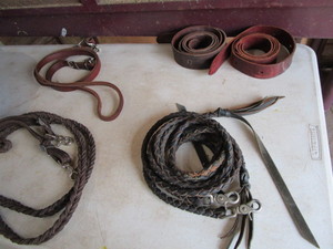 lot 267 image: Reins, Saddle Straps
