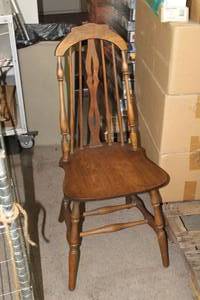 lot 716 image: Vintage Wood Dining Chair