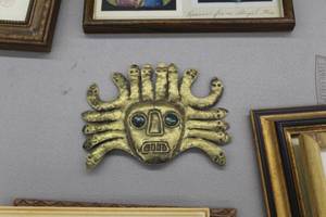 lot 786 image: Metal Mask Wall Art