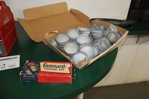 lot 821 image: Vintage Gunnard Canning Set and Canning Accessories (in original package)