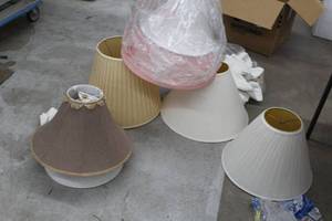 lot 836 image: Lot of (Approximately 6) Lamp Shades