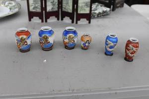 lot 902 image: Lot of (6) Ceramic Vases
