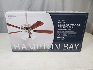lot 16 image: New Hampton Bay 44 inch LED Ceiling Fan