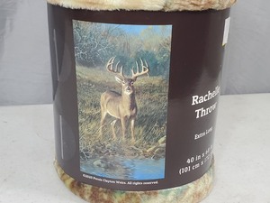 lot 29 image: New Extra Lond Hunting  Deer Throw