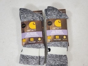 lot 33 image: 2 New Pair of Carhartt All Season Hiker Crew Socks
