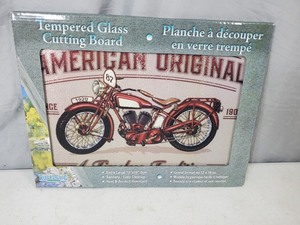 lot 60 image: New American Original Motorcycle Cutting Board