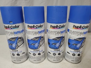lot 69 image: 4 New Dupli-Color Plasti-Dip Custom Wrap Removable Coating