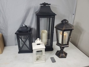 lot 81 image: 4 Luminara Lanterns and More