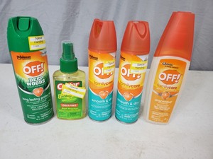 lot 108 image: 5 New Bottle of Bug Repellent