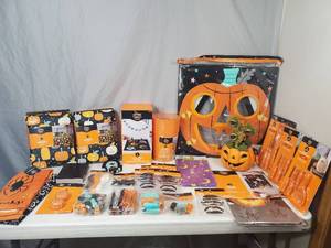 lot 112 image: Halloween Decor and Supplies