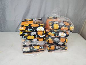 lot 115 image: 8 New Halloween Tableclothes